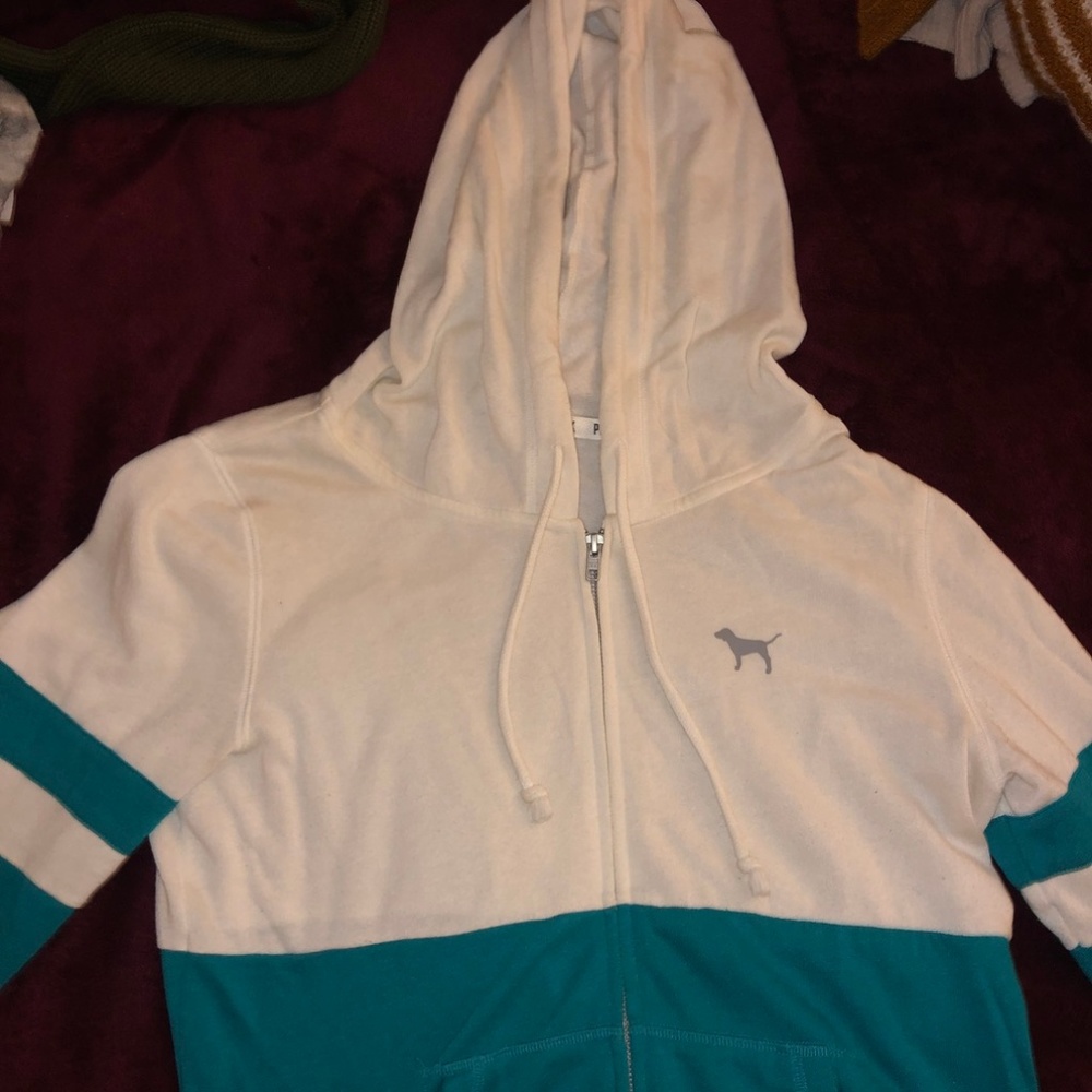 VS Pink zip up hoodie